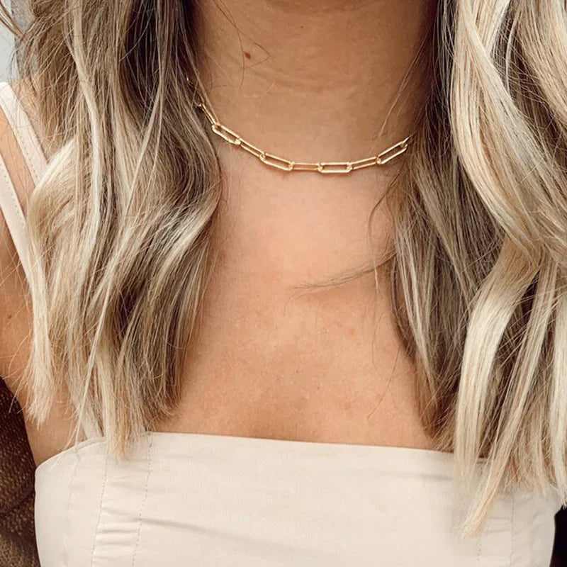 Archen Elegant Kedjehalsband | Guld