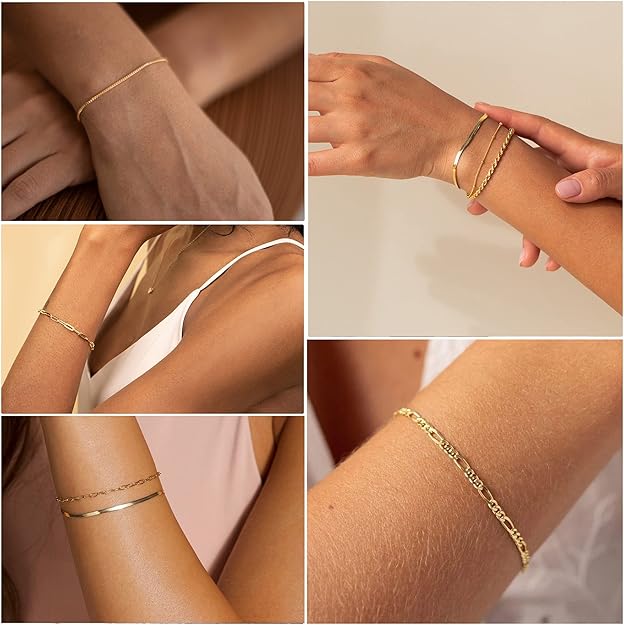 Isabella Vernetta armbandsset | Guld