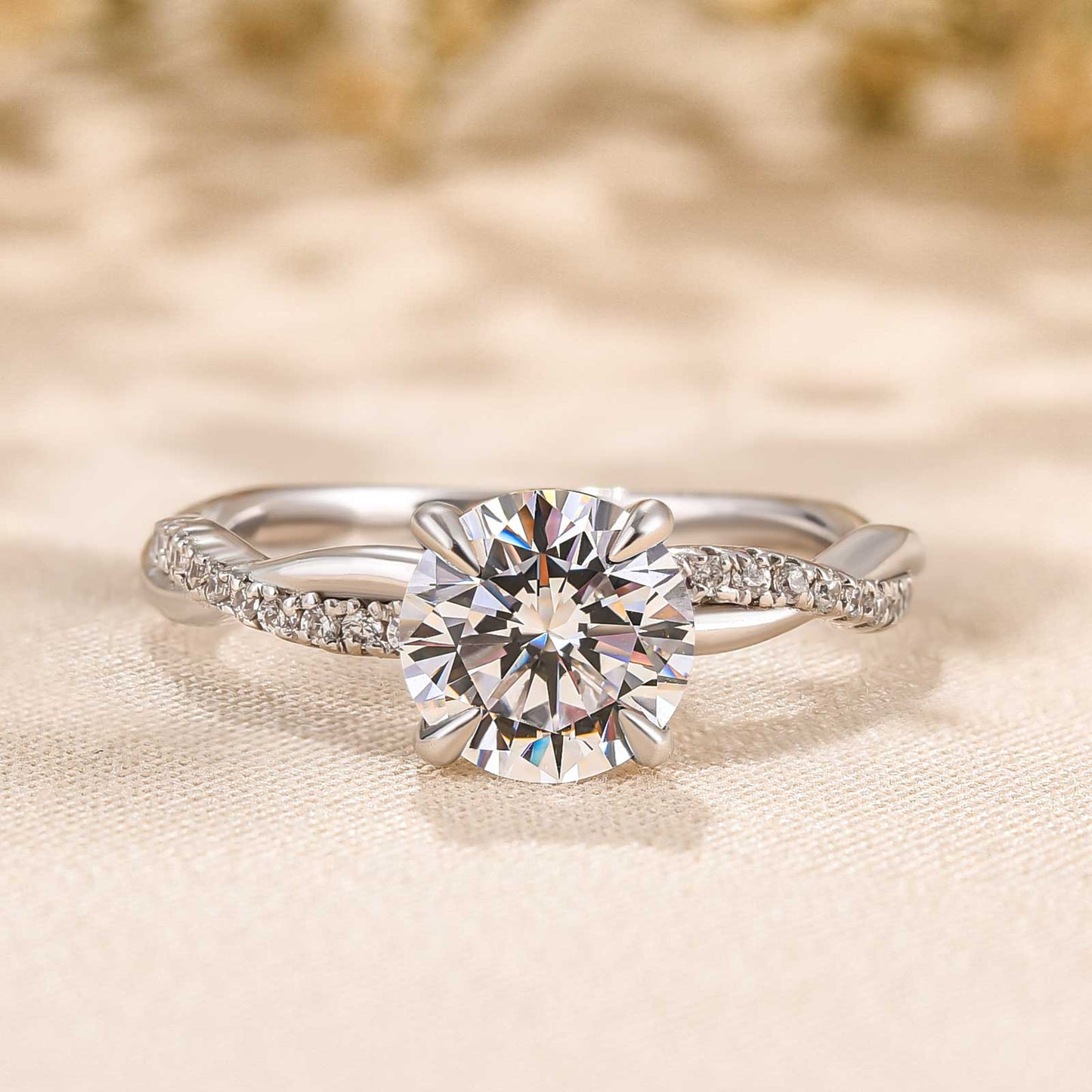 Le Jane Ring | Vitt guld