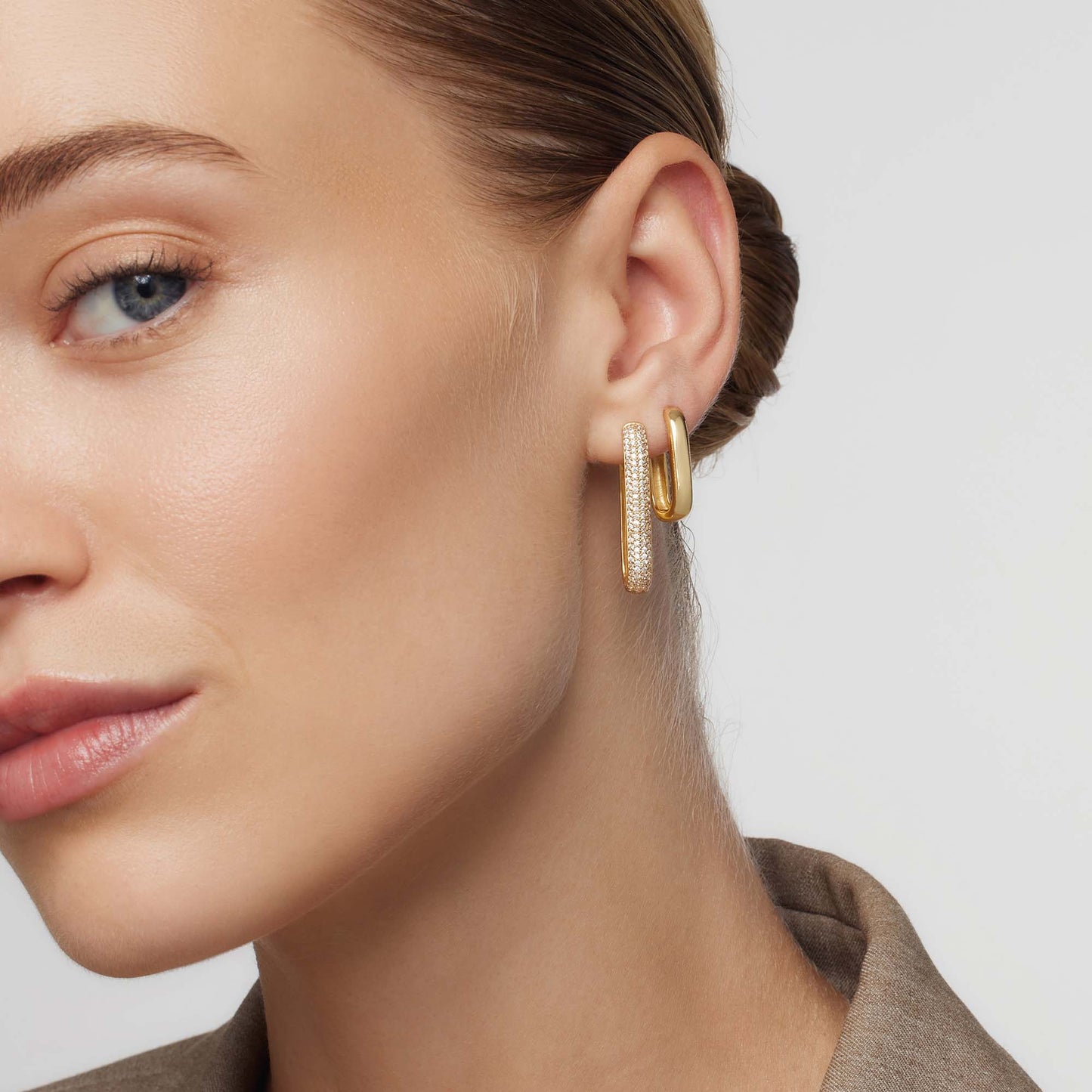 Stora ikoniska Pavé-ringar | Guld