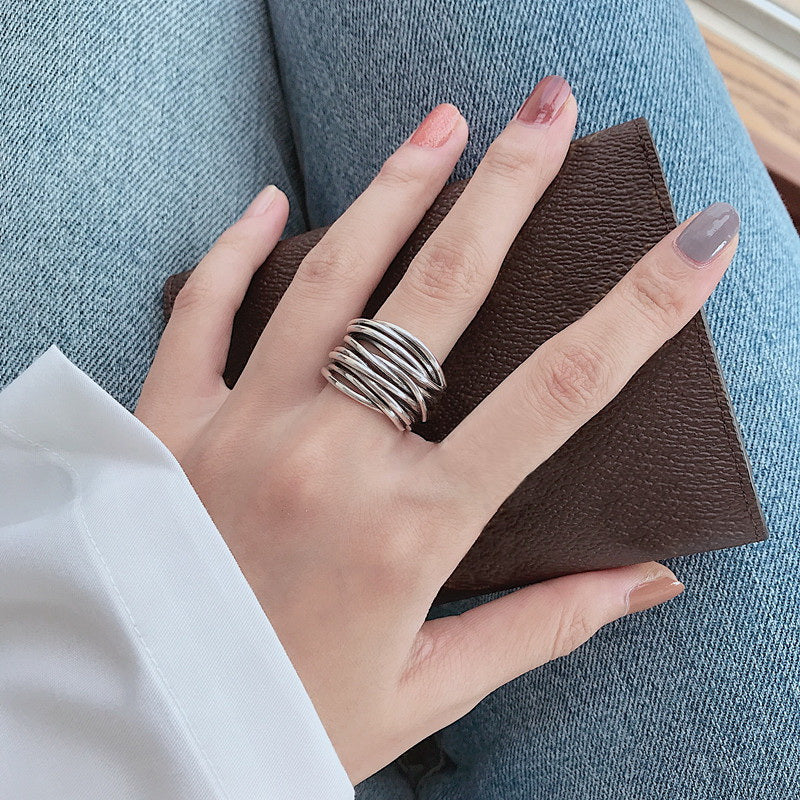 Justerbar lagerring i 925 sterlingsilver