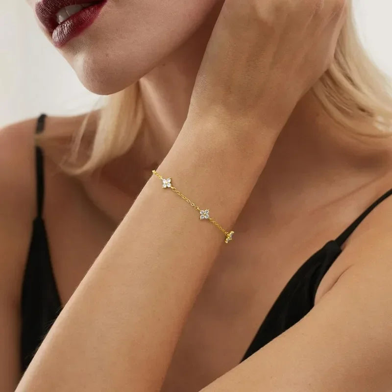 Fjärilskristallarmband