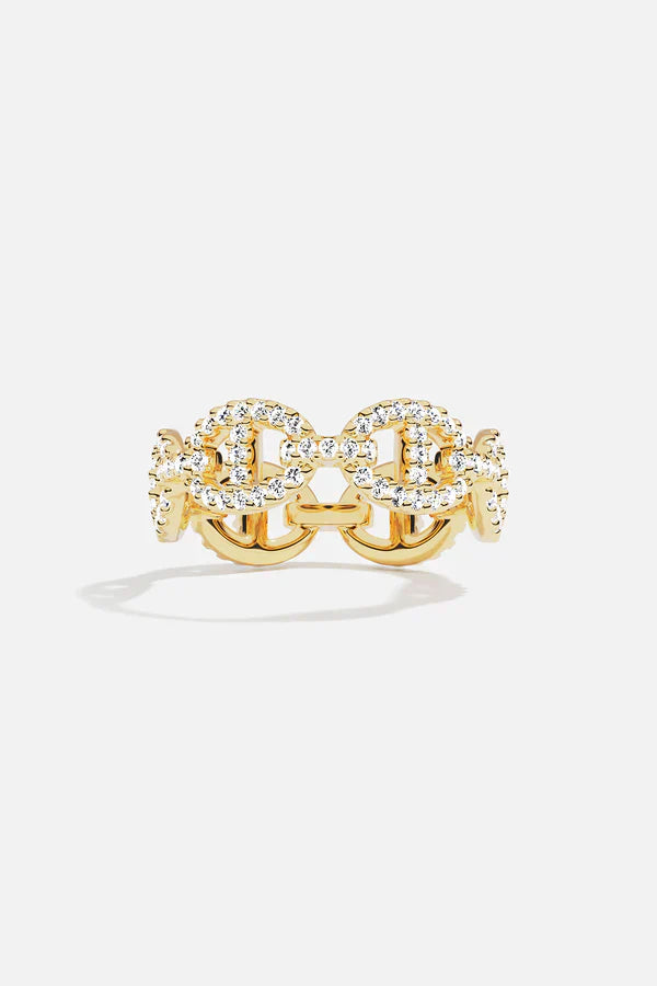Isla Marina Ring | Vitt guld