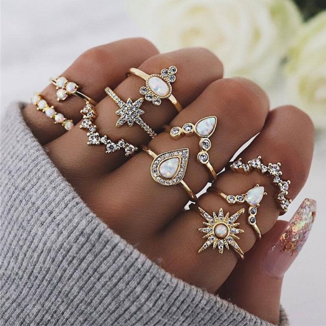 Unikt ringset: 8 till 12 delar