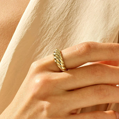 Croissantring | Guld