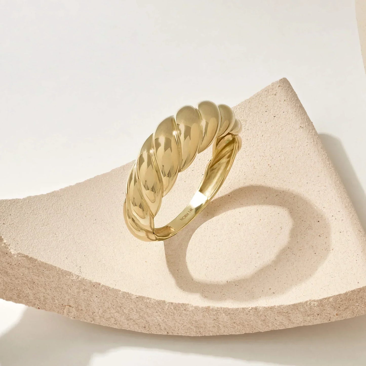 Croissantring | Guld