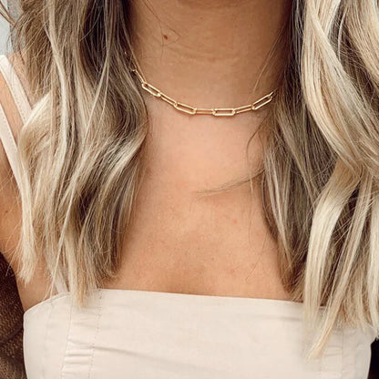 Archen Elegant Kedjehalsband | Guld