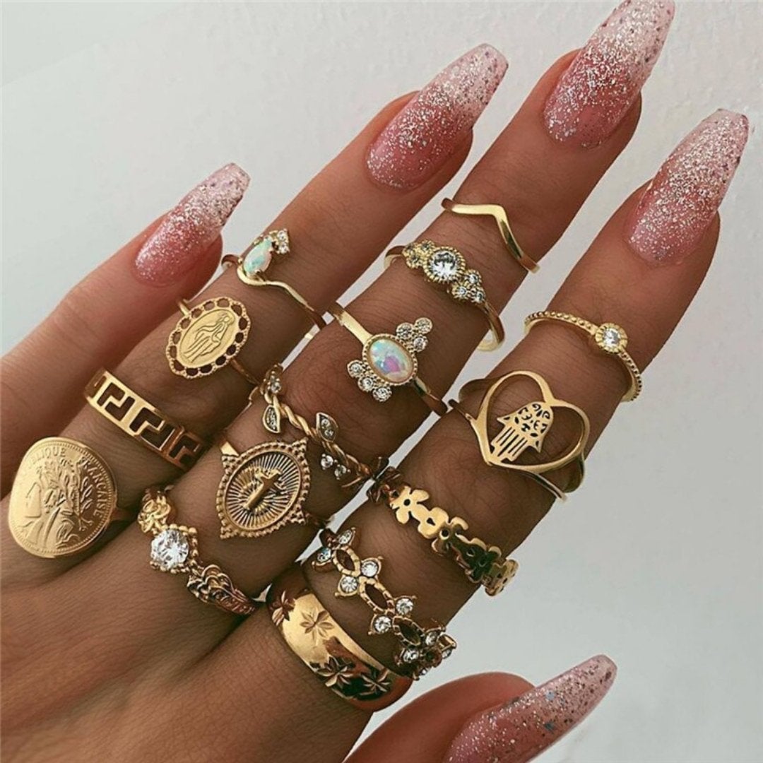 Unikt ringset: 8 till 12 delar
