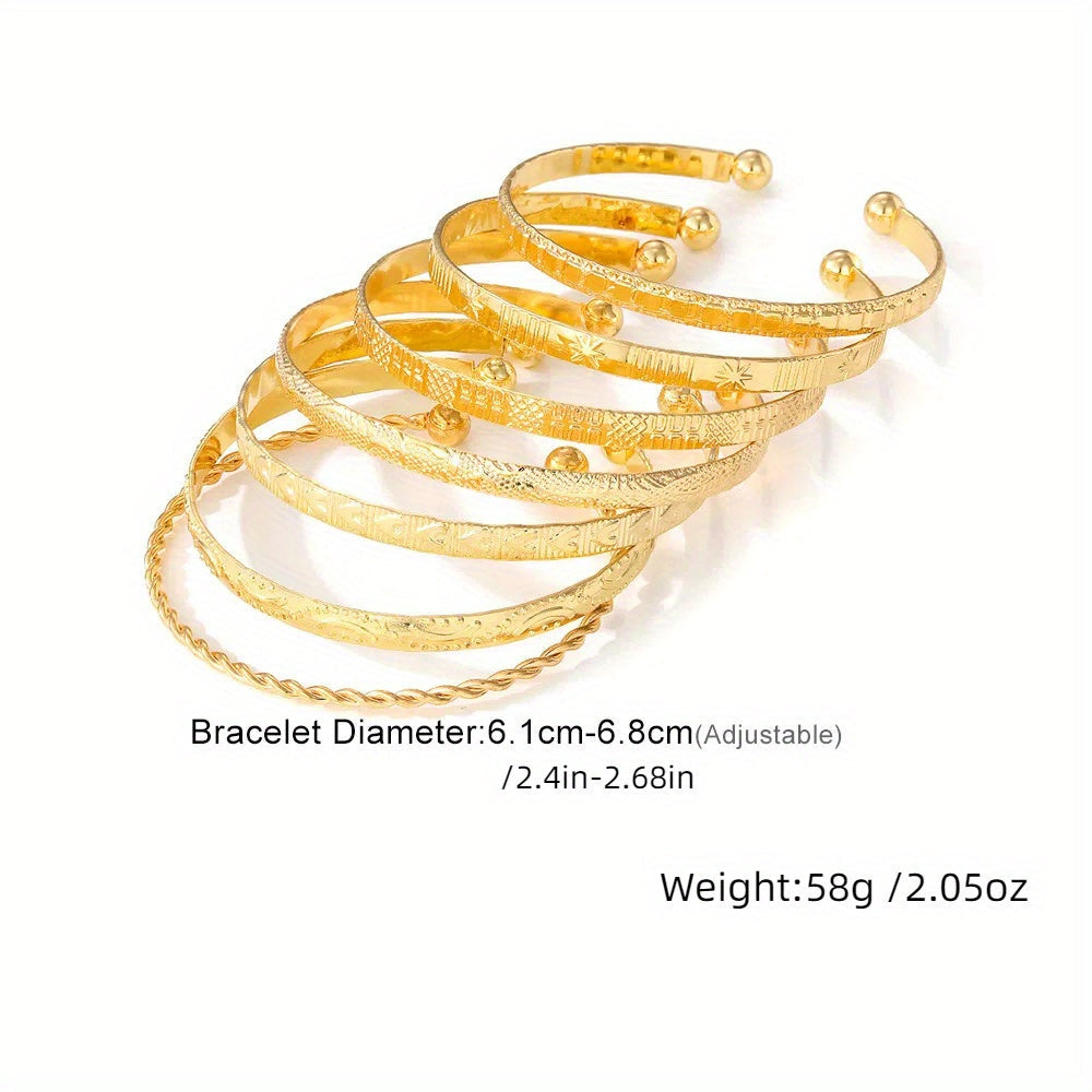 Gyllene Boho Armbandsset 