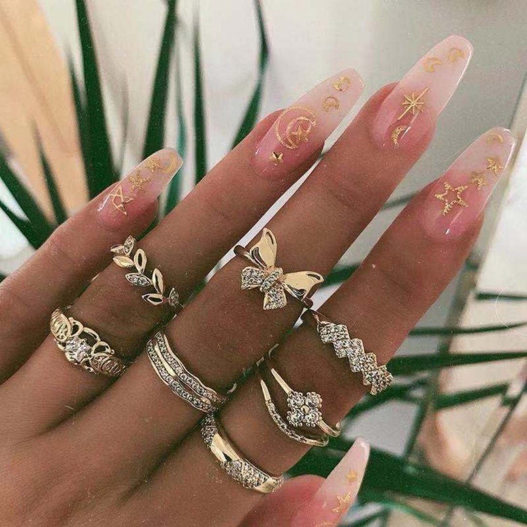 Unikt ringset: 8 till 12 delar