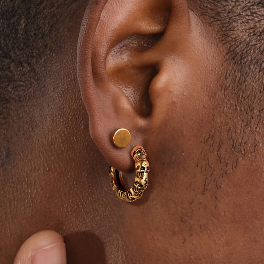 Bergqvist™ | Gothic Skull Hoop Earrings