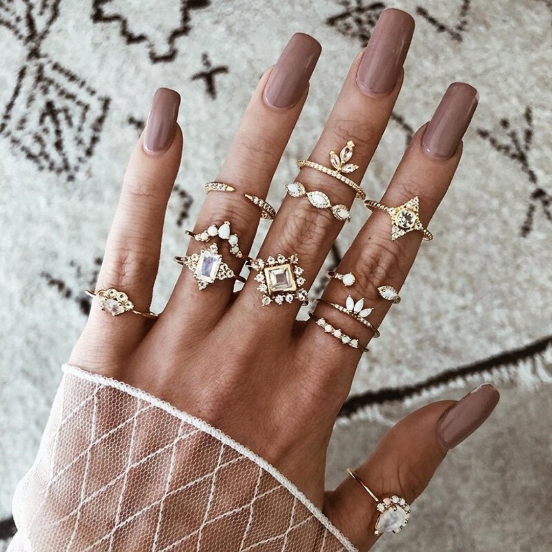 Unikt ringset: 8 till 12 delar