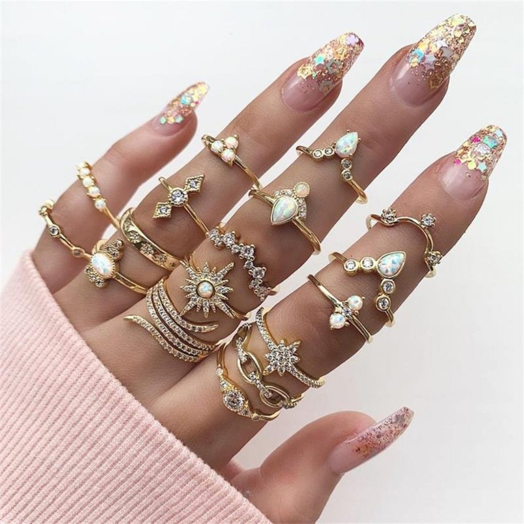 Unikt ringset: 8 till 12 delar