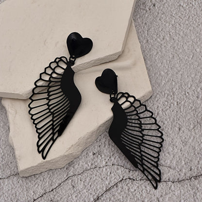 Bergqvist™ | Gothic Black Wing Earrings