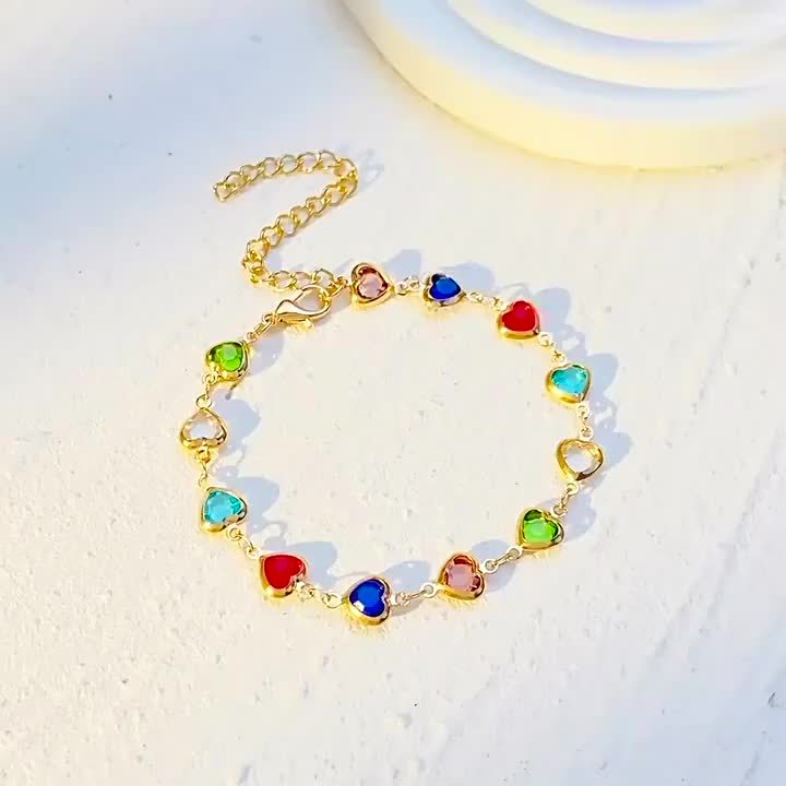 Unikt hjärtformat armband 