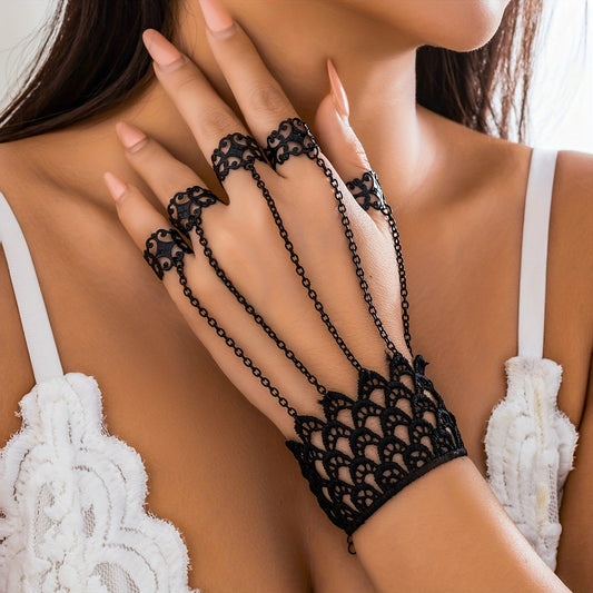 Bergqvist™ | Gothic Lace Ring Bracelet