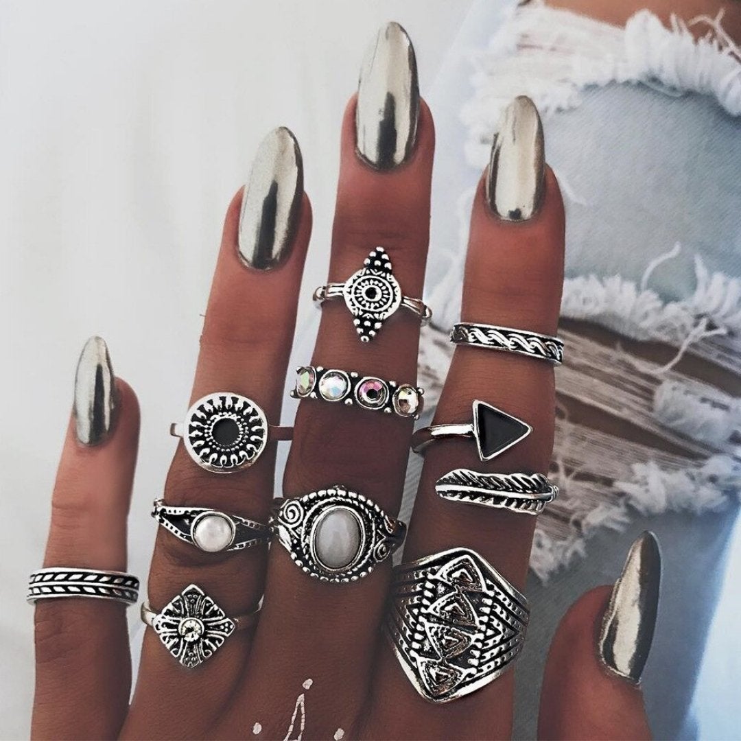 Unikt ringset: 8 till 12 delar