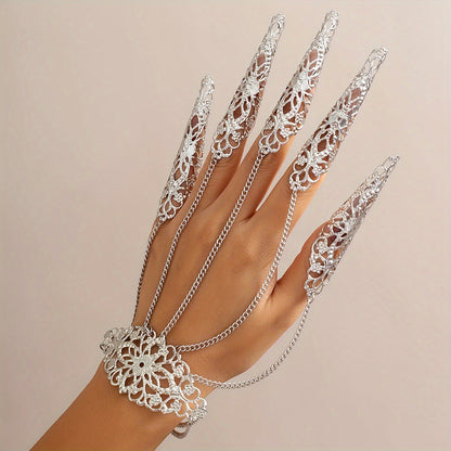 Bergqvist™ | Golden Gothic Lace Hand Bracelet