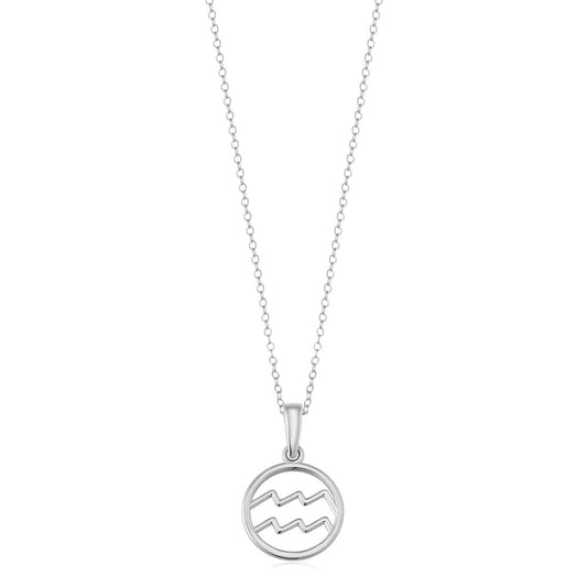 Halsband med stjärntecken | Vitt guld