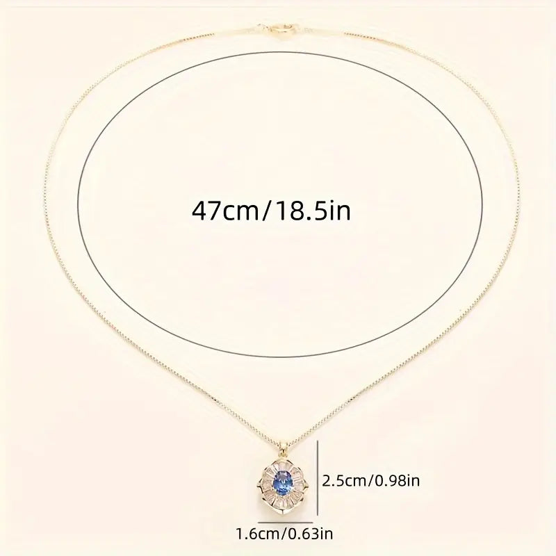 Safirstenhalsband Zelina™