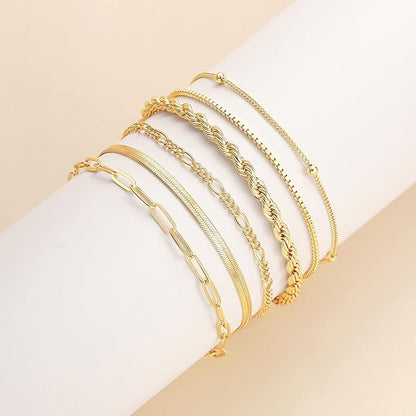 Isabella Vernetta armbandsset | Guld