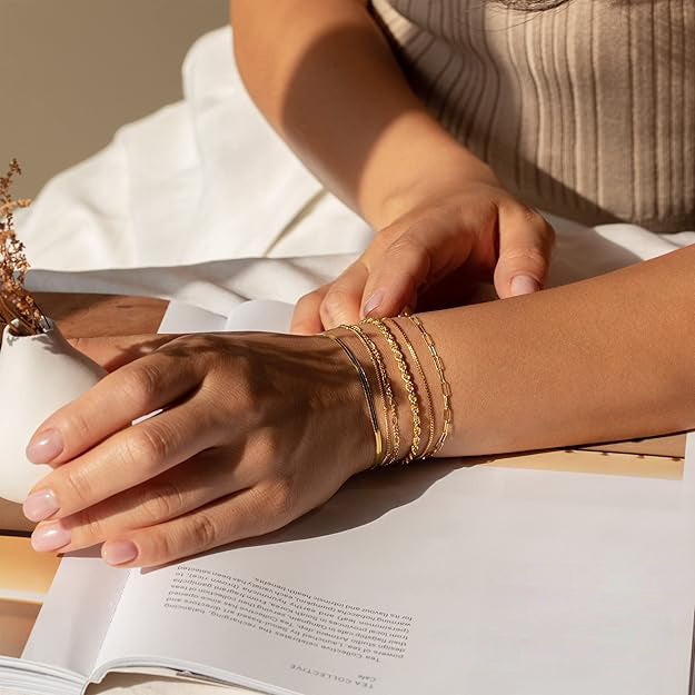 Isabella Vernetta armbandsset | Guld