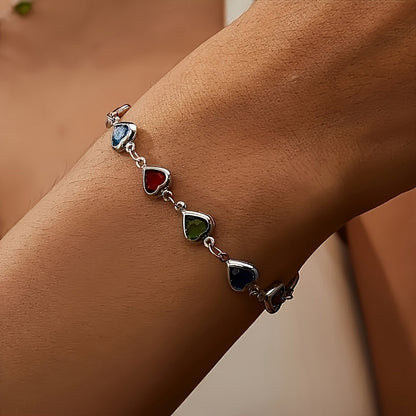 Unikt hjärtformat armband 
