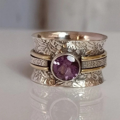 Elegant kristallmeditationsring