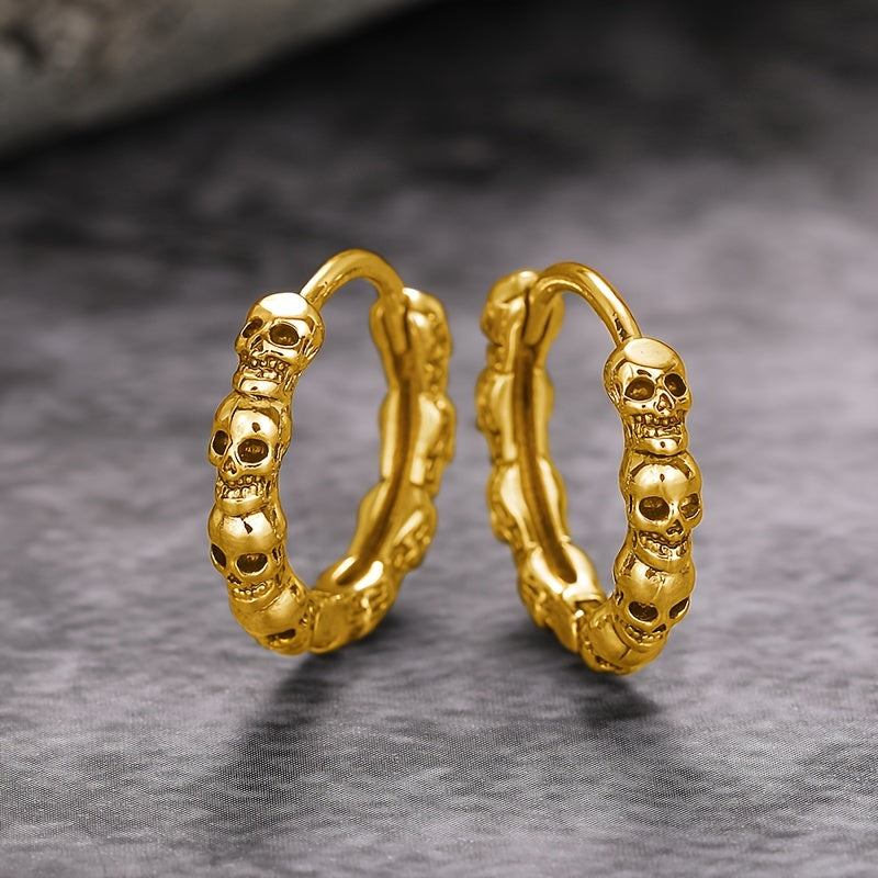 Bergqvist™ | Gothic Skull Hoop Earrings