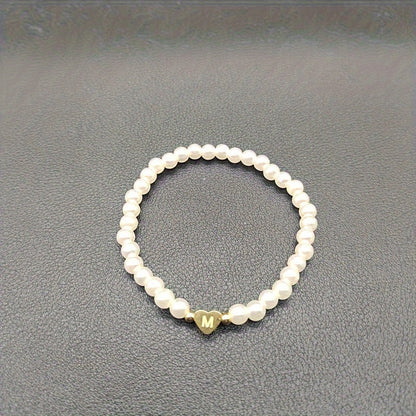 AZ Hjärta Initial Armband 