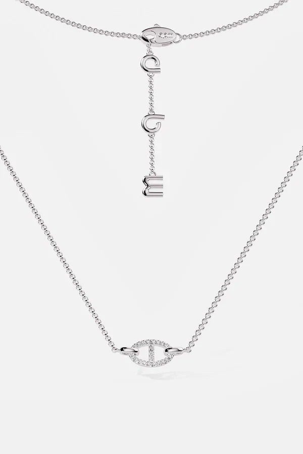 Isla Marina Halsband | Vitt guld