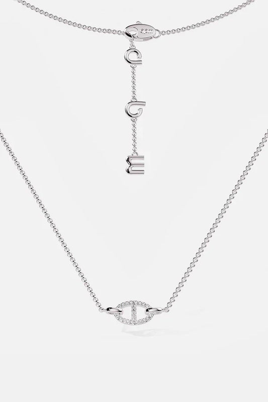 Isla Marina Halsband | Vitt guld