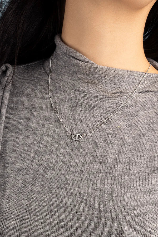 Isla Marina Halsband | Vitt guld
