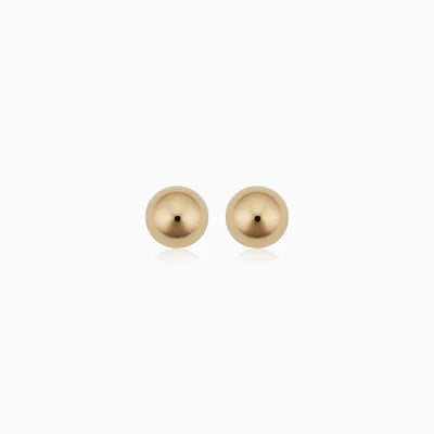Ha en boll örhängen | Vitt guld