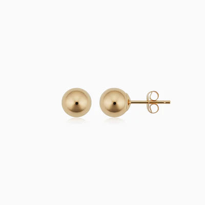 Ha en boll örhängen | Vitt guld