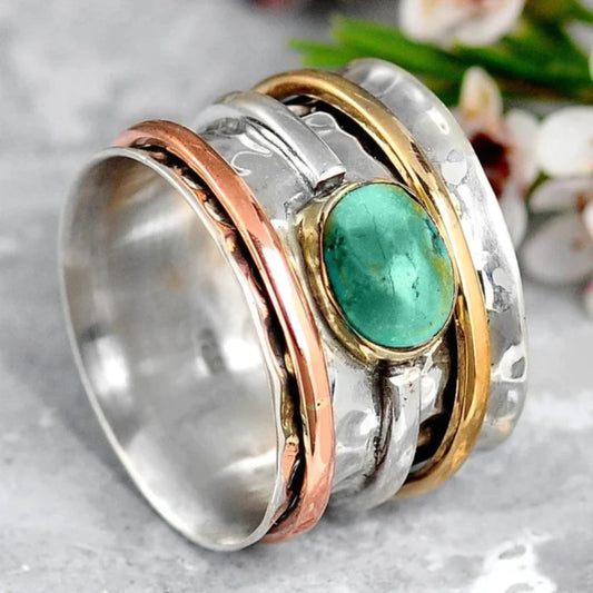 Vintage turkos ring