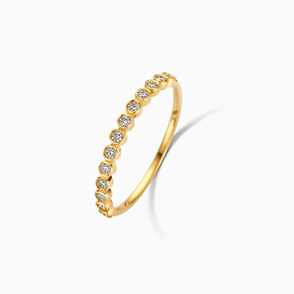 Diamantbubbelring | Guld