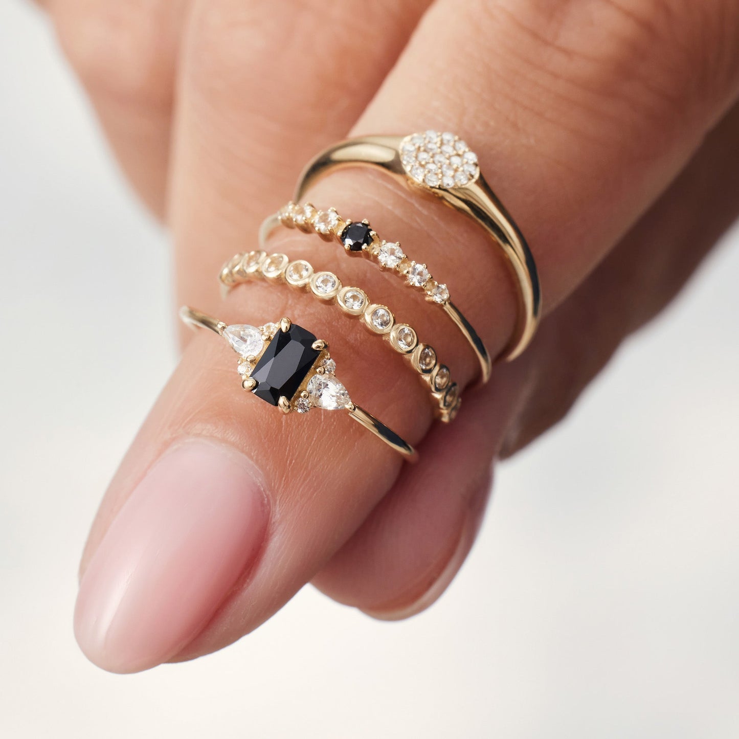 Diamantbubbelring | Guld