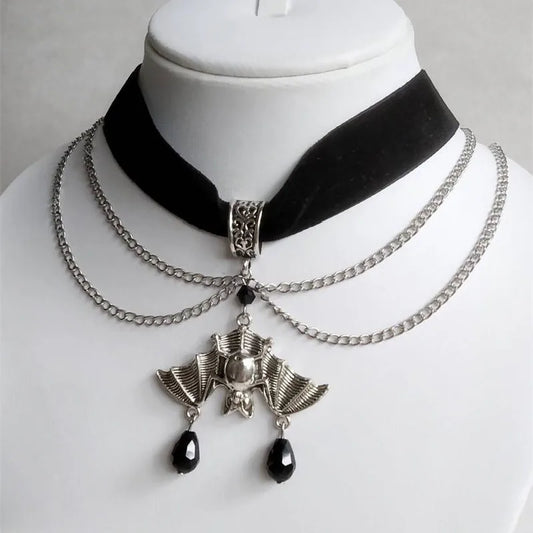 Bergqvist™ | Gothic Bat Choker Necklace