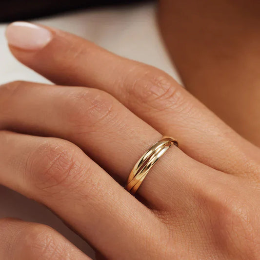 Gyllene Léna Trielle-ring