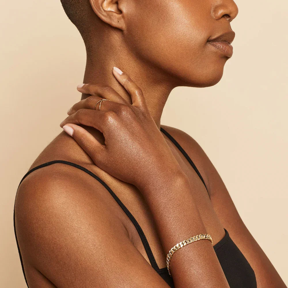 Kubanskt armband | Guld