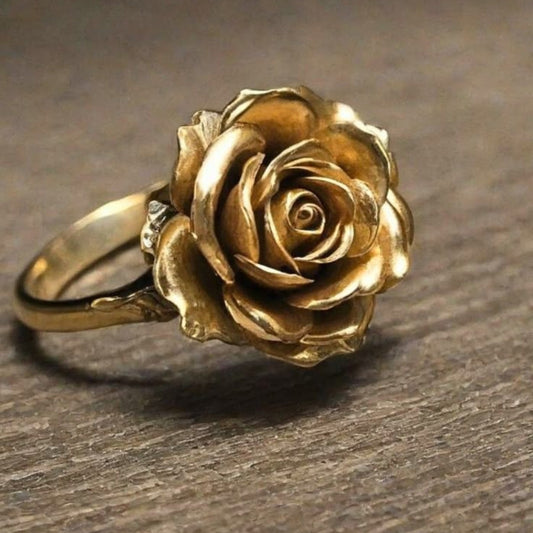 Tidlös gyllene blomring
