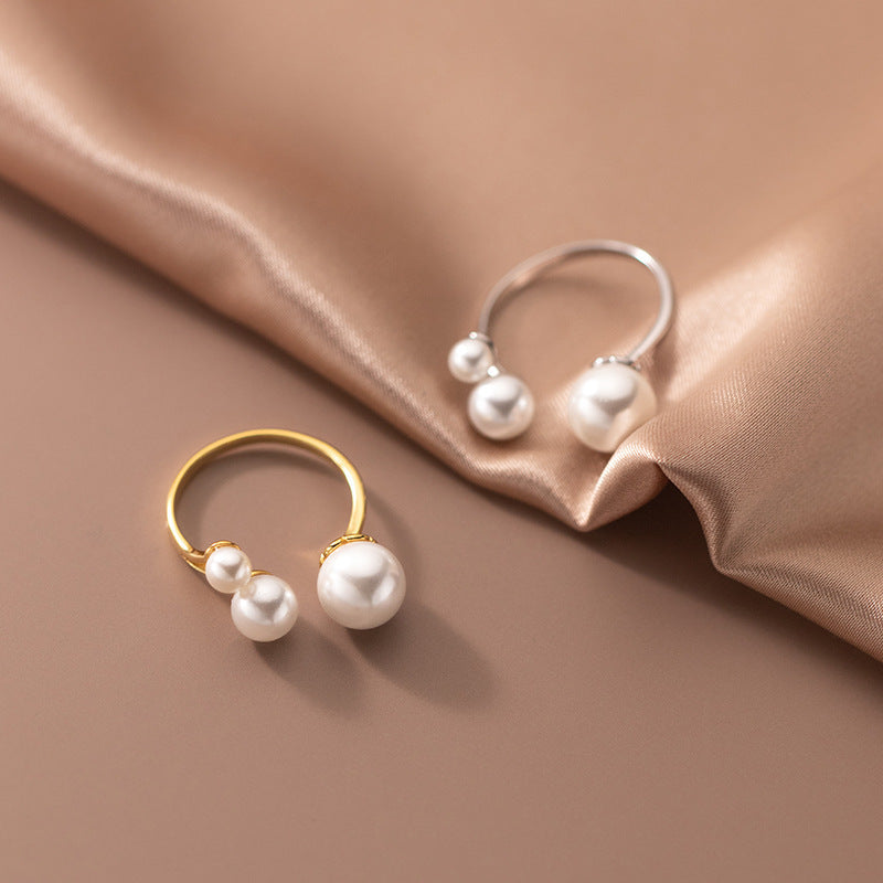 Elegant triopärlring