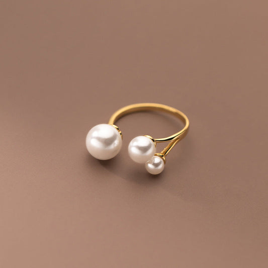 Elegant triopärlring
