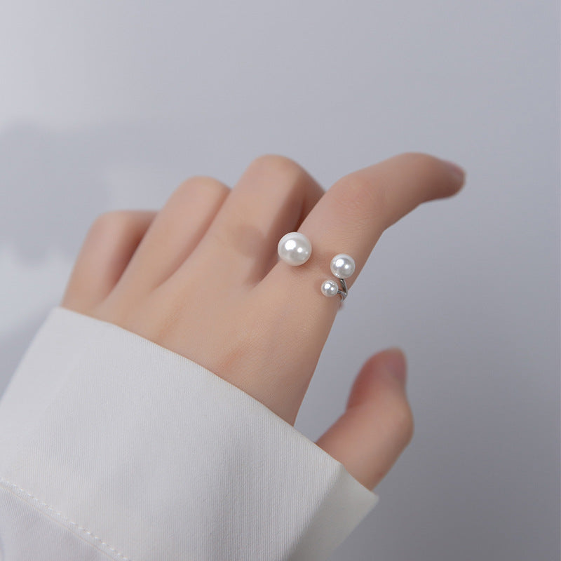 Elegant triopärlring