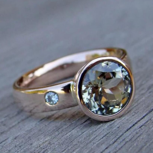 Smidd vintagering med fin zirkonia