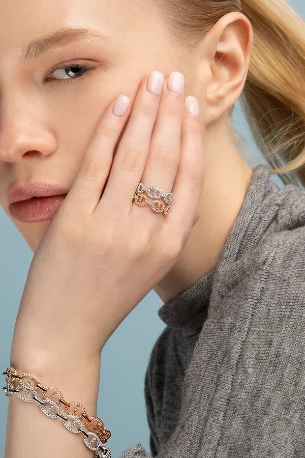 Isla Marina Ring | Vitt guld