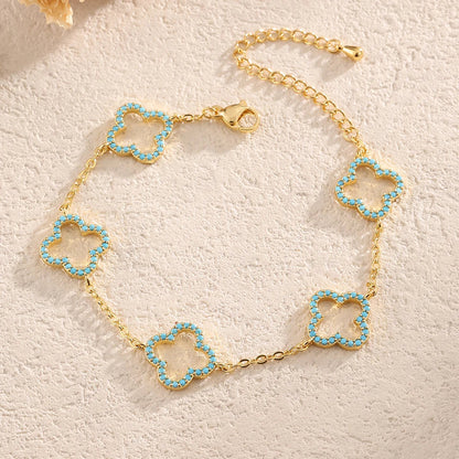 Klöverberlockarmband