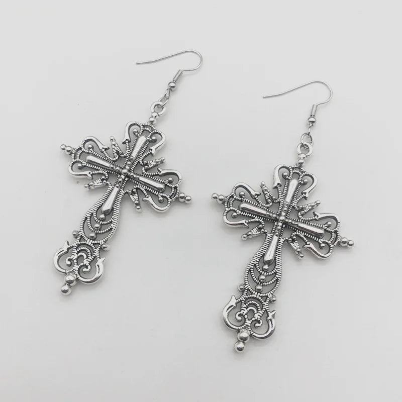 Bergqvist™ | Gothic Cross Dangle Earrings