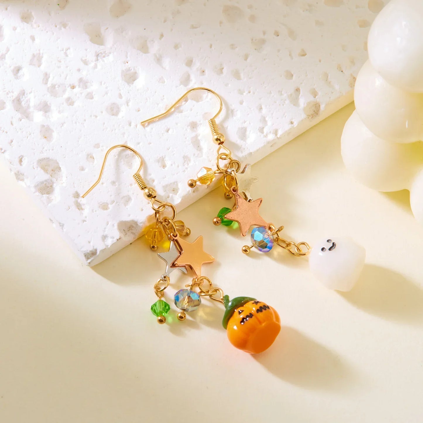Bergqvist™ | Halloween Pumpkin & Ghost Dangle Earrings